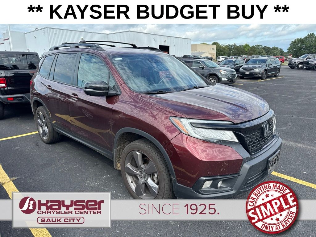 Red (Deep Scarlet Pearl) 2019 Honda Passport SUV / Crossover All-Wheel Drive 9-Speed Automatic
