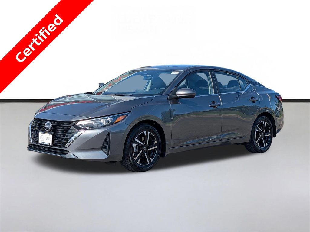 Gray (Gun Metallic) 2025 Nissan Sentra Sedan Front-Wheel Drive Continuously Variable Transmission