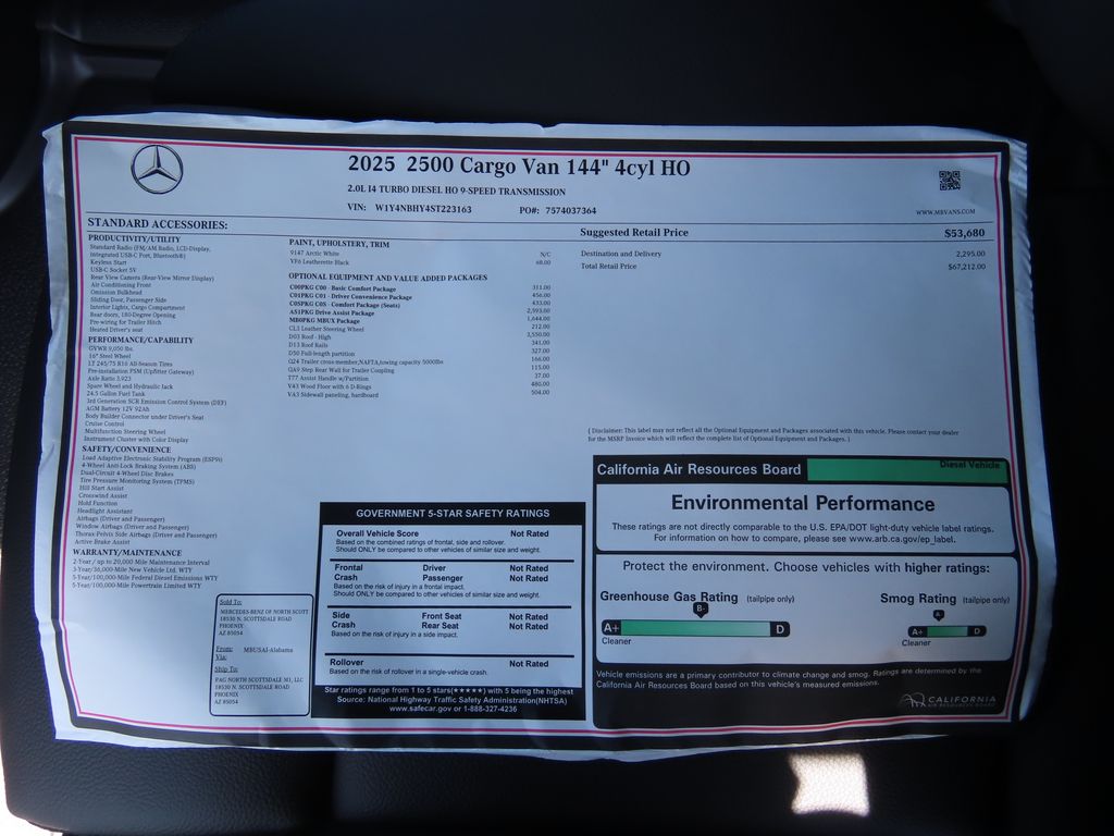 2025 Mercedes-Benz Sprinter 2500 9