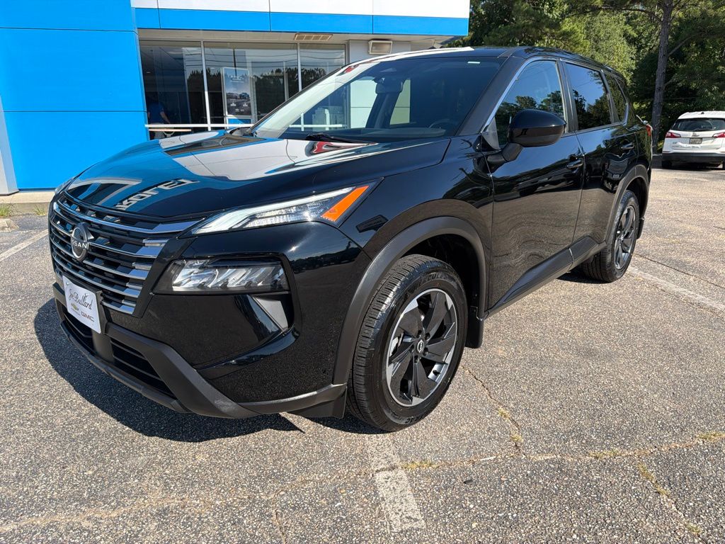 Super Black 2025 Nissan Rogue SUV / Crossover All-Wheel Drive Continuously Variable Transmission