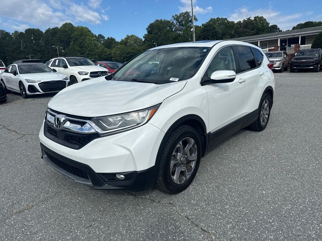 Platinum White Pearl 2019 Honda CR-V SUV / Crossover All-Wheel Drive Continuously Variable Transmission