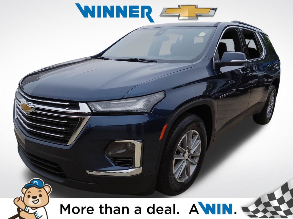Northsky Blue Metallic 2023 Chevrolet Traverse SUV / Crossover Four-Wheel Drive 9-Speed Automatic