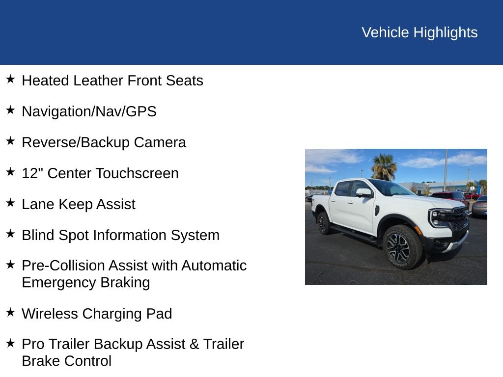 2024 Ford Ranger LARIAT
