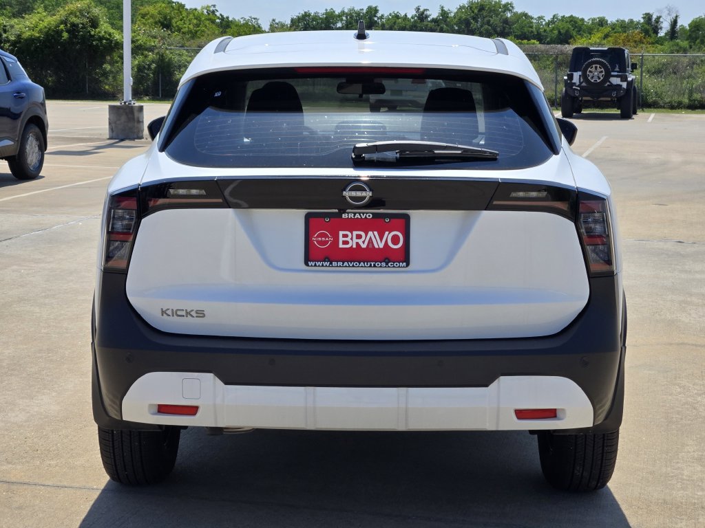 2026 Nissan Kicks S White at Central Houston Nissan