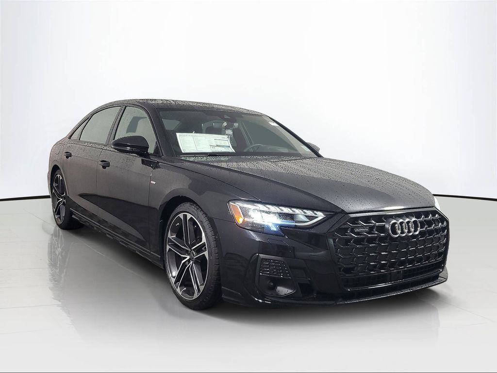 Sebring Black Crystal Effect 2026 Audi A8 Sedan All-Wheel Drive 8-Speed Automatic