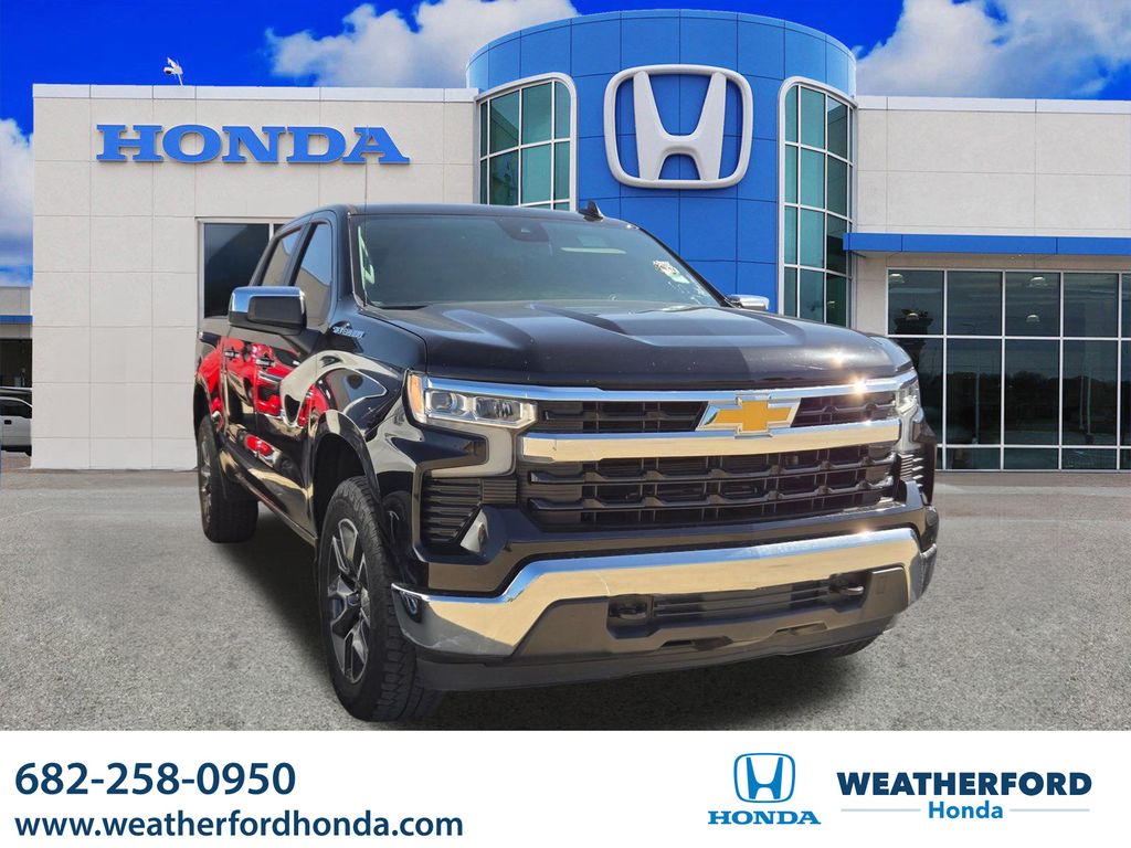 Black 2023 Chevrolet Silverado 1500 Pickup Truck Four-Wheel Drive 8-Speed Automatic