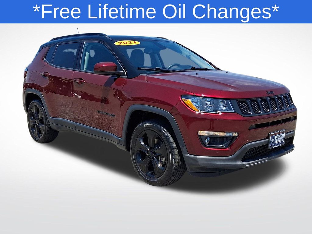 Velvet Red Pearlcoat 2021 Jeep Compass Altitude 4WD SUV / Crossover Four-Wheel Drive 9-Speed Automatic