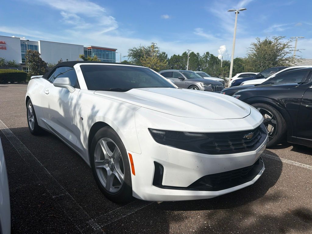 Summit White 2022 Chevrolet Camaro Convertible Rear-Wheel Drive 8-Speed Automatic