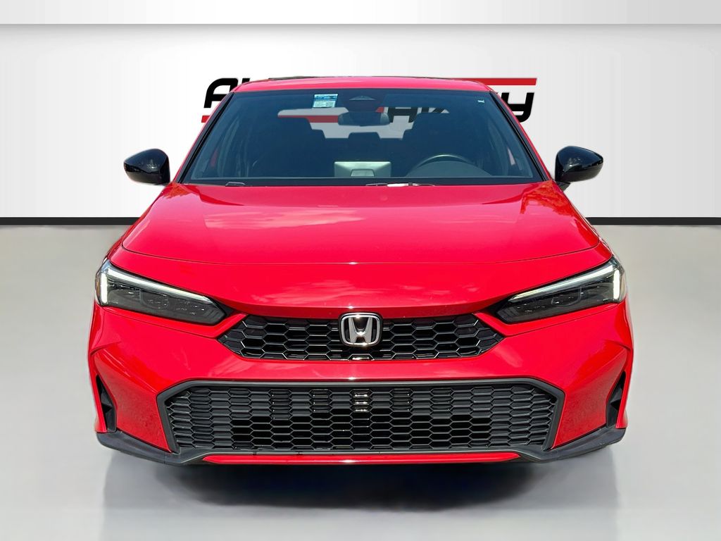 2025 Honda Civic Hybrid Sport Red at AutoSavvy Houston Northwest