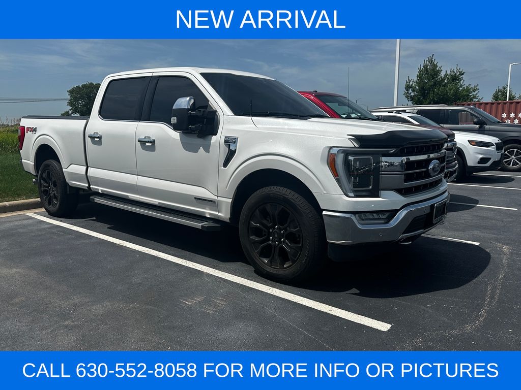 Star White Metallic Tri-Coat 2022 Ford F-150 Pickup Truck Four-Wheel Drive Automatic