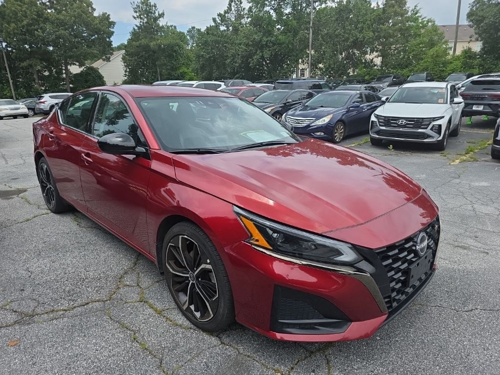 Red (Scarlet Ember) 2024 Nissan Altima Sedan Front-Wheel Drive Continuously Variable Transmission