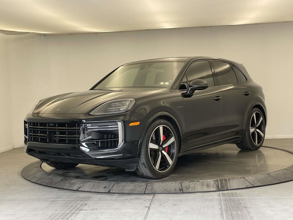 Black 2025 Porsche Cayenne Turbo GT AWD SUV / Crossover All-Wheel Drive 8-Speed Automatic