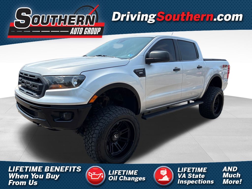 Ingot Silver 2019 Ford Ranger Pickup Truck Four-Wheel Drive Automatic