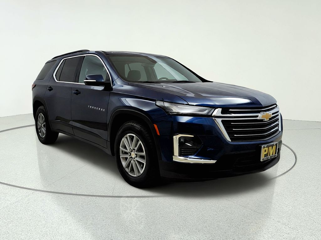 Northsky Blue Metallic 2022 Chevrolet Traverse SUV / Crossover Four-Wheel Drive 9-Speed Automatic