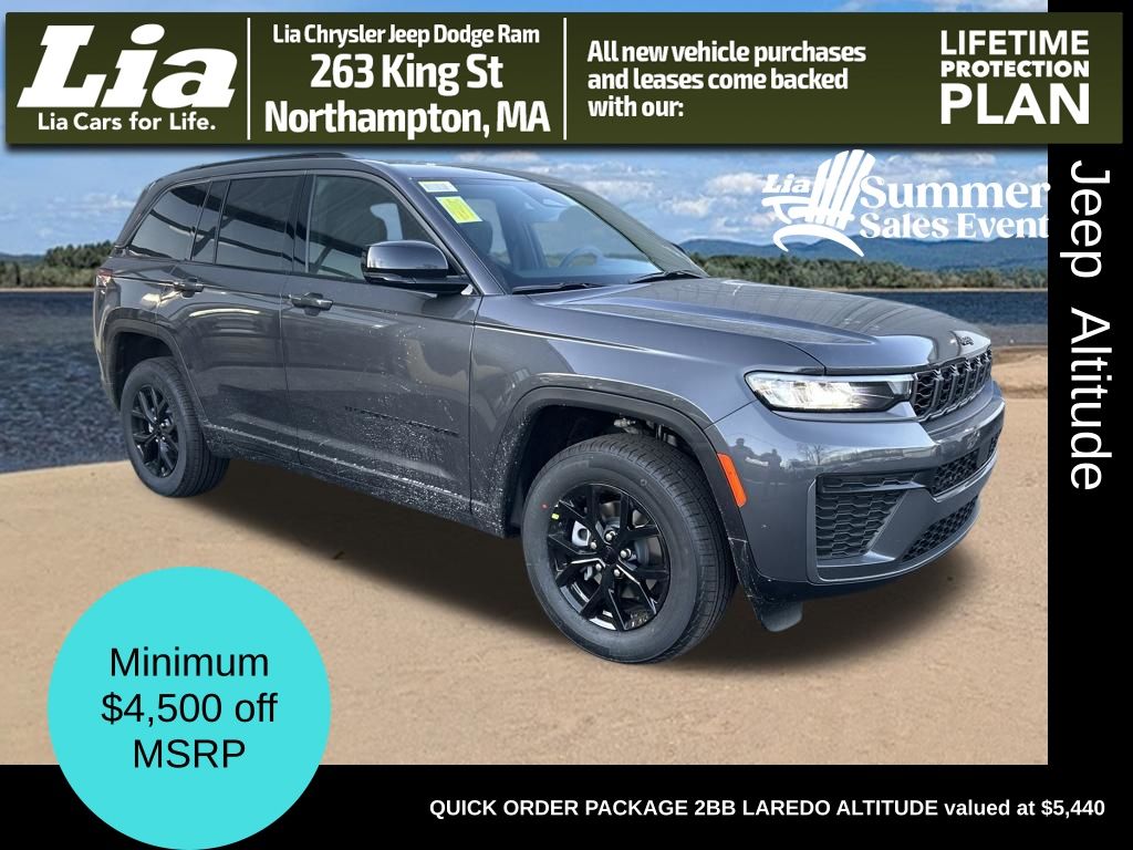 Baltic Gray Metallic Clearcoat 2026 Jeep Grand Cherokee SUV / Crossover Four-Wheel Drive 8-Speed Automatic