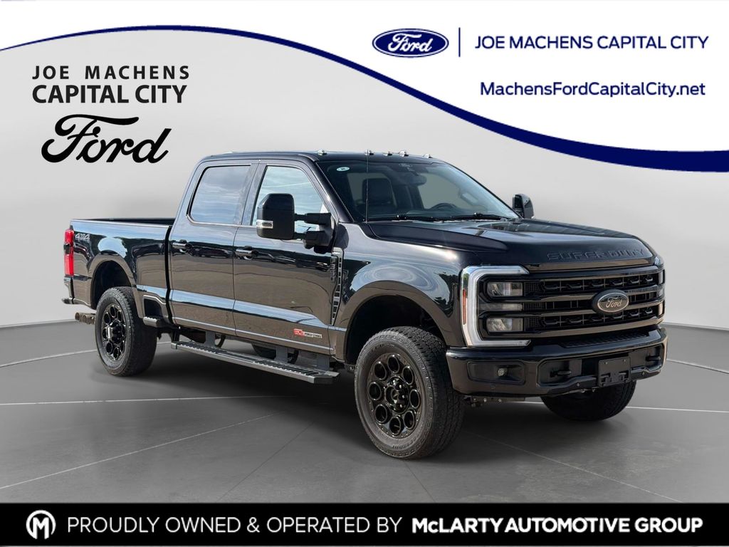 Black Metallic 2024 Ford F-350 Super Duty Pickup Truck Four-Wheel Drive Automatic