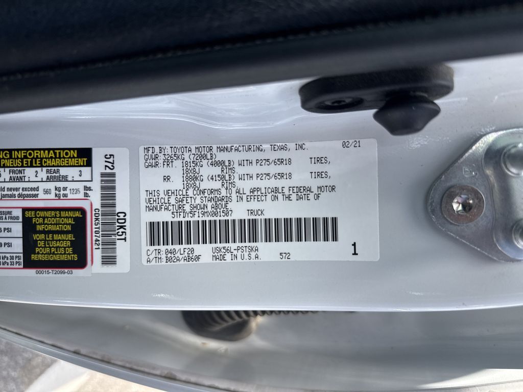 2021 Toyota Tundra TRD Pro White at Community Toyota