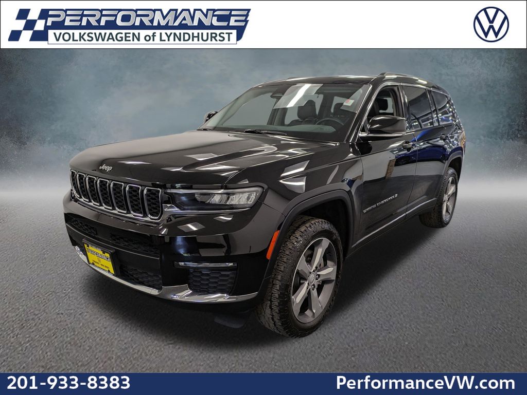 Diamond Black 2021 Jeep Grand Cherokee L SUV / Crossover Four-Wheel Drive 8-Speed Automatic