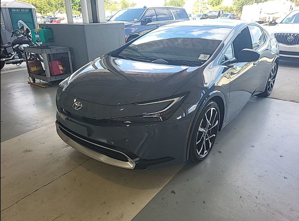 Gray 2025 Toyota Prius Plug-In Hybrid Hatchback Front-Wheel Drive Continuously Variable Transmission
