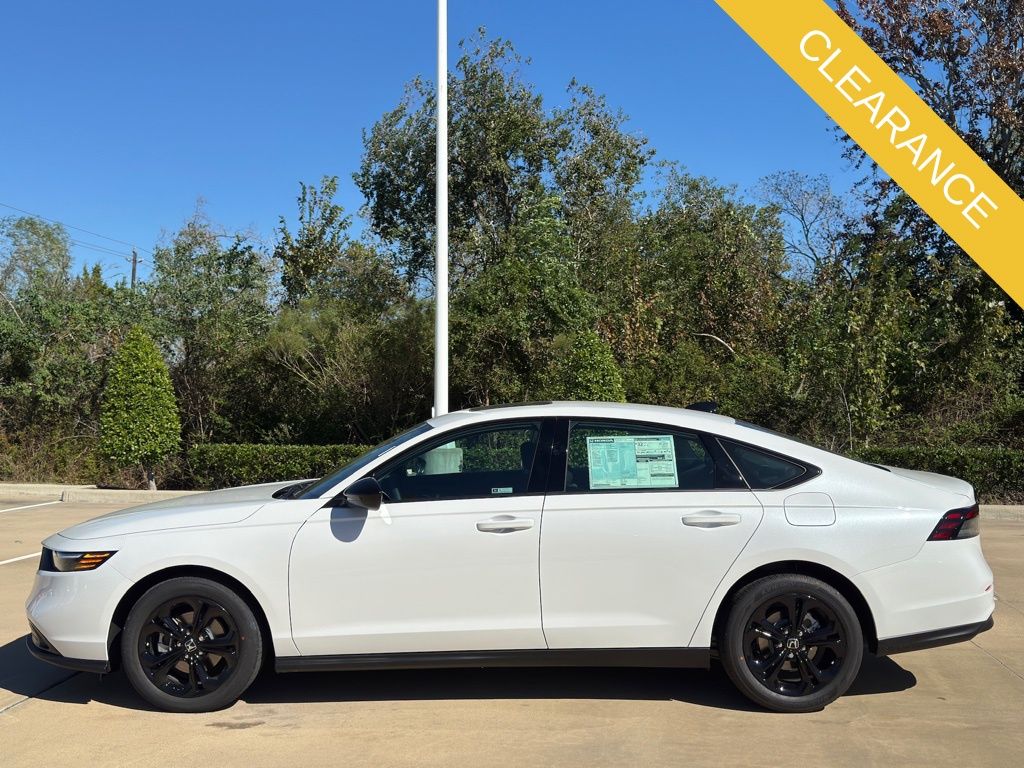 2025 Honda Accord SE White at Mac Haik CDJR North Houston