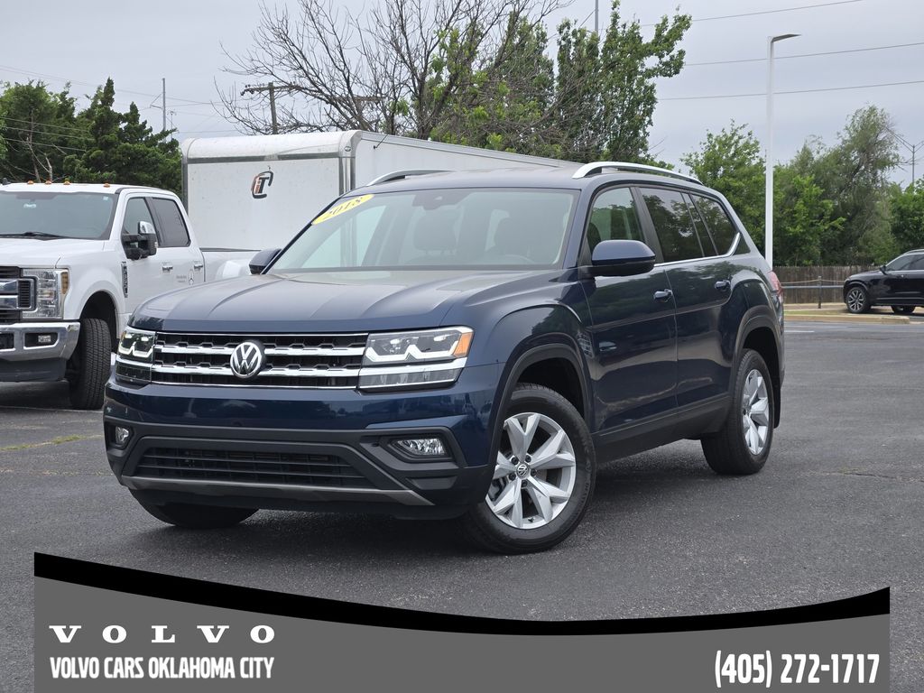 Tourmaline Blue Metallic 2018 Volkswagen Atlas SE 4Motion SUV / Crossover All-Wheel Drive 8-Speed Automatic