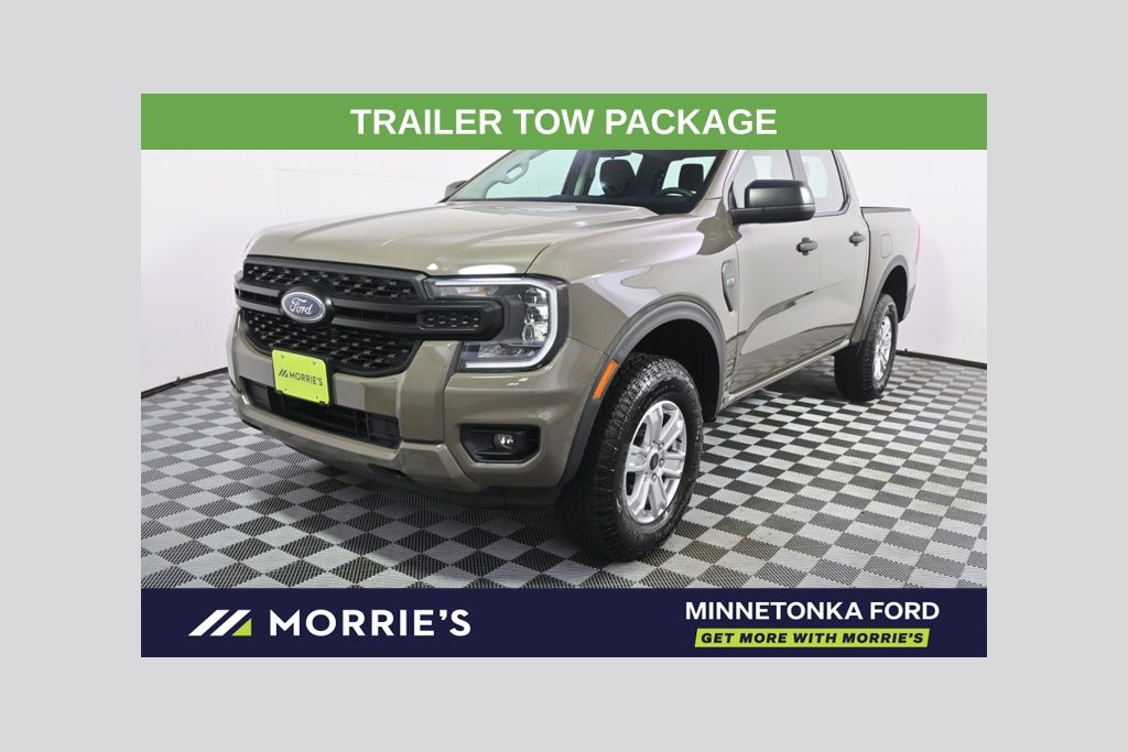 Gray 2025 Ford Ranger Pickup Truck Four-Wheel Drive Automatic