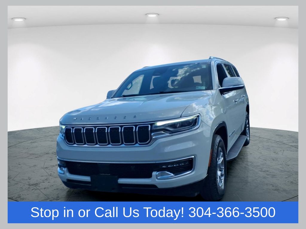 Luxury White Pearlcoat 2022 Jeep Wagoneer SUV / Crossover Four-Wheel Drive 8-Speed Automatic