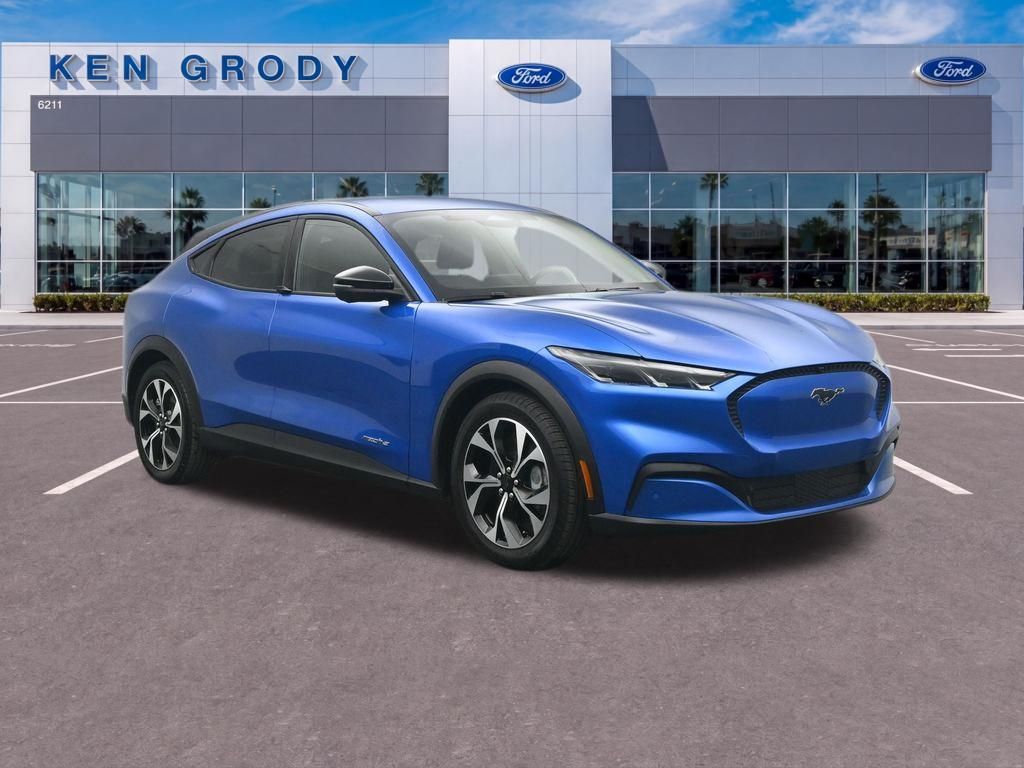 Velocity Blue Metallic 2025 Ford Mustang Mach-E SUV / Crossover Rear-Wheel Drive Automatic