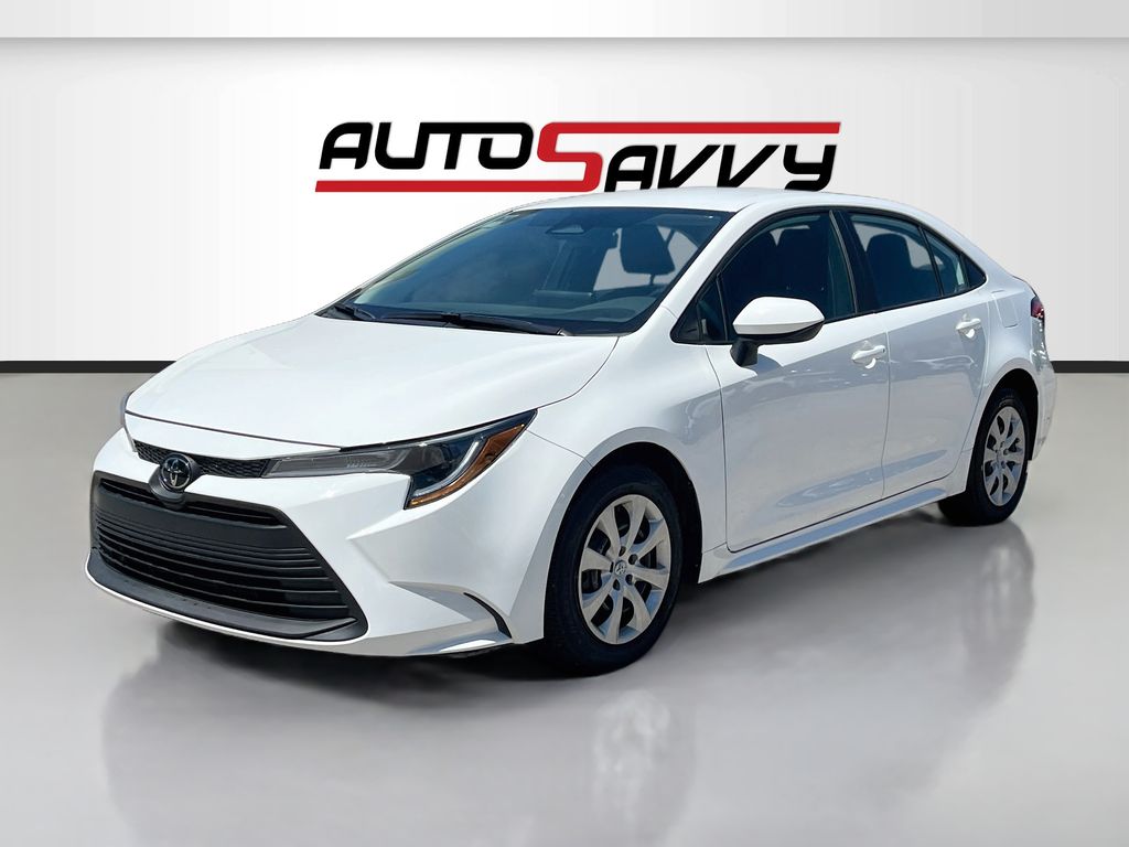 2026 Toyota Corolla LE White at Classic Toyota Galveston