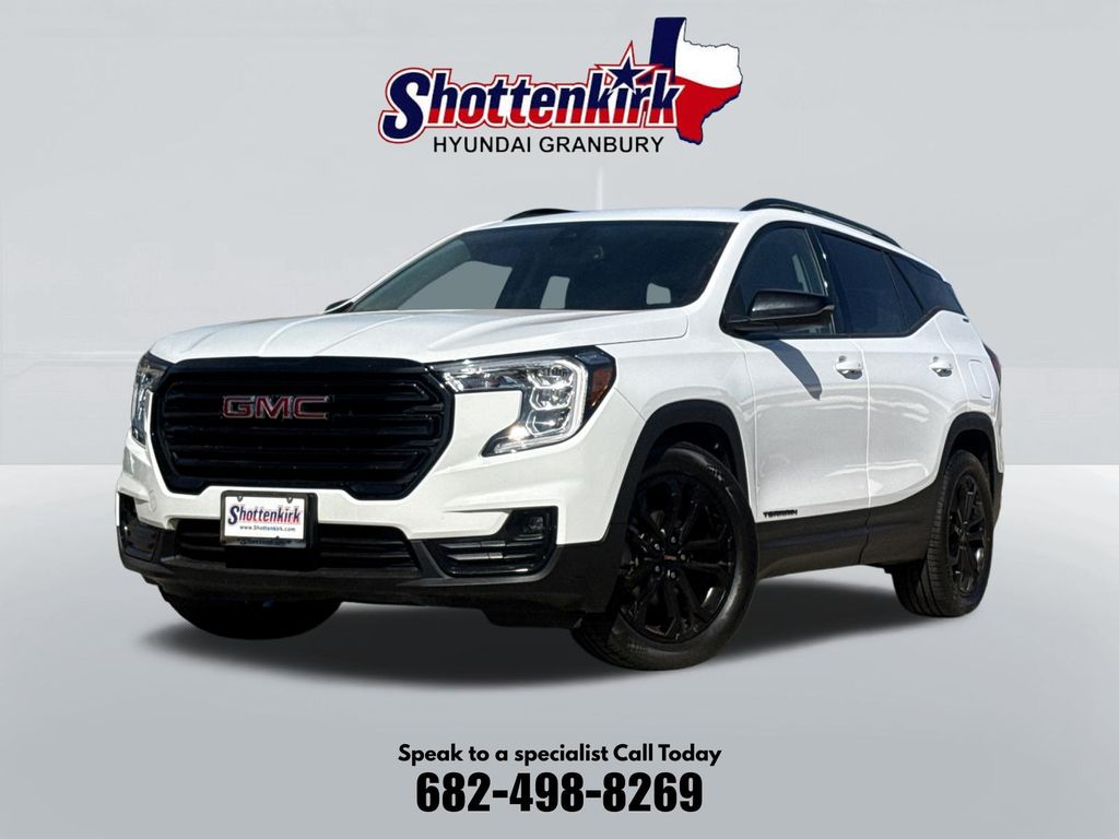 Summit White 2022 GMC Terrain SUV / Crossover Front-Wheel Drive 9-Speed Automatic