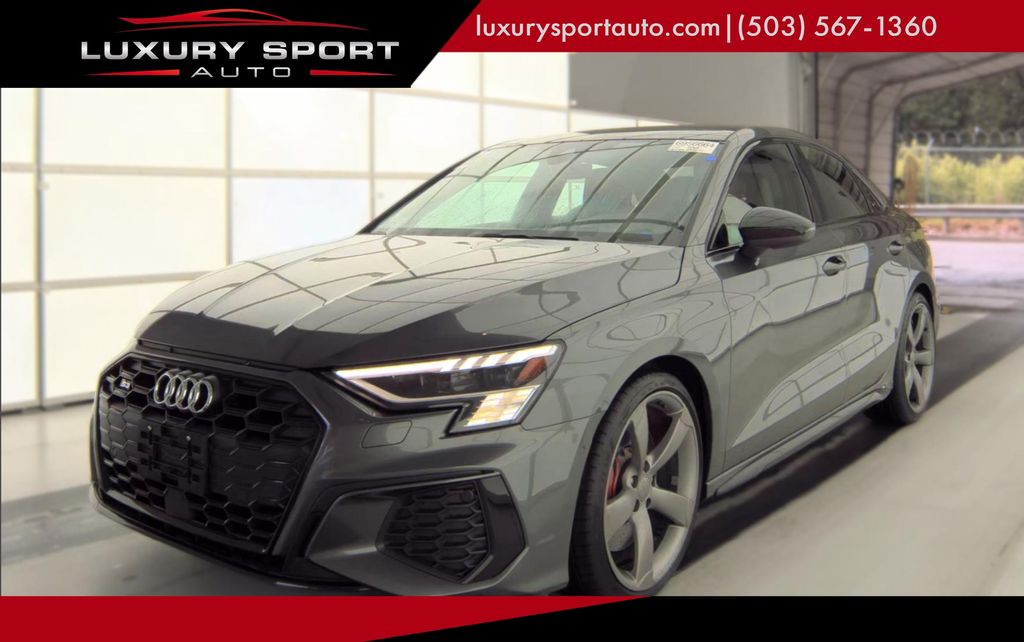 Daytona Gray Pearl 2022 Audi S3 Sedan All-Wheel Drive 7-Speed Automatic
