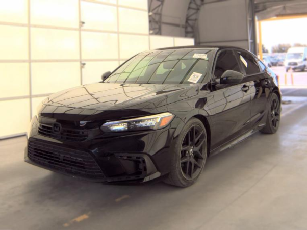 Crystal Black Pearl 2022 Honda Civic Sedan Front-Wheel Drive Continuously Variable Transmission
