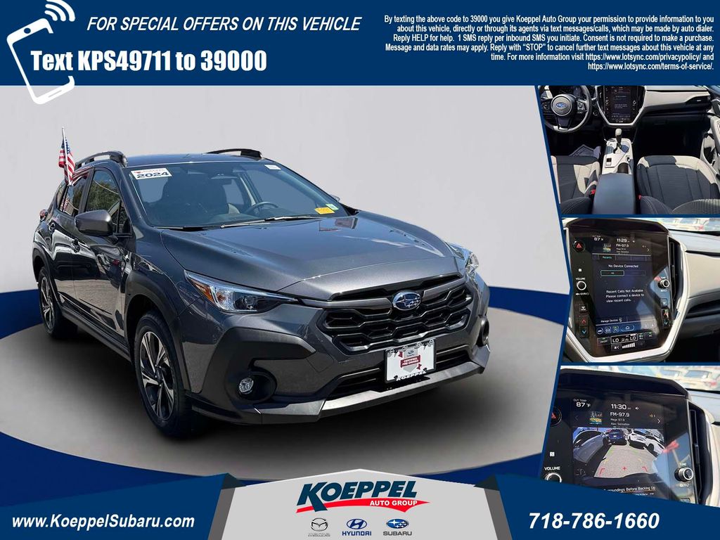 Magnetite Gray Metallic 2024 Subaru Crosstrek SUV / Crossover All-Wheel Drive Continuously Variable Transmission