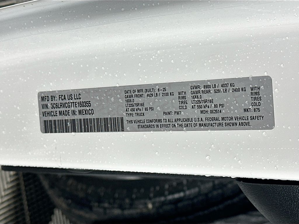 New 2026 White Ram High Roof 136 WB image 17