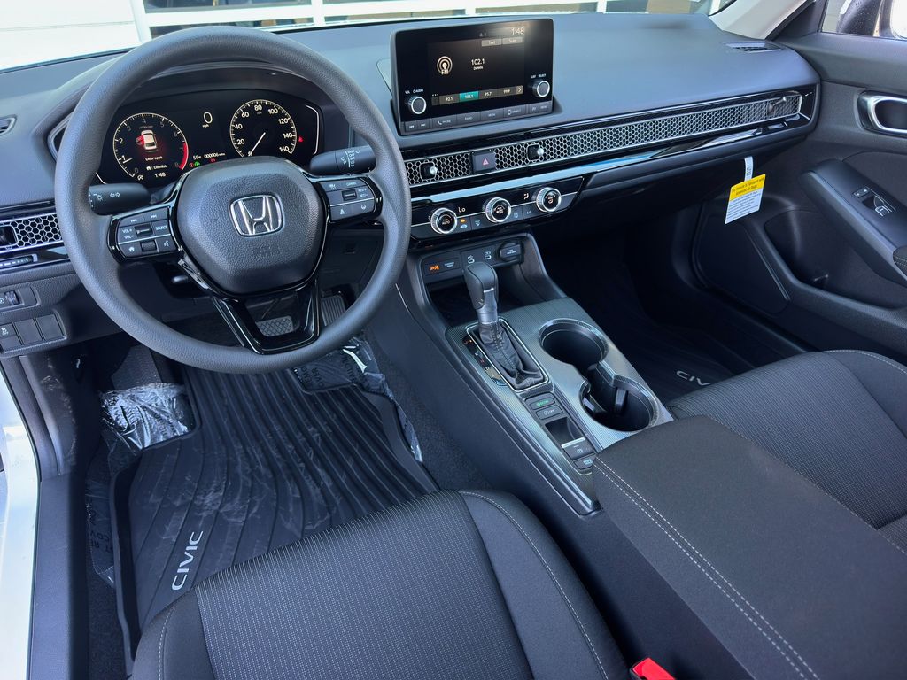2026 Honda Civic LX White at Classic Honda Galveston