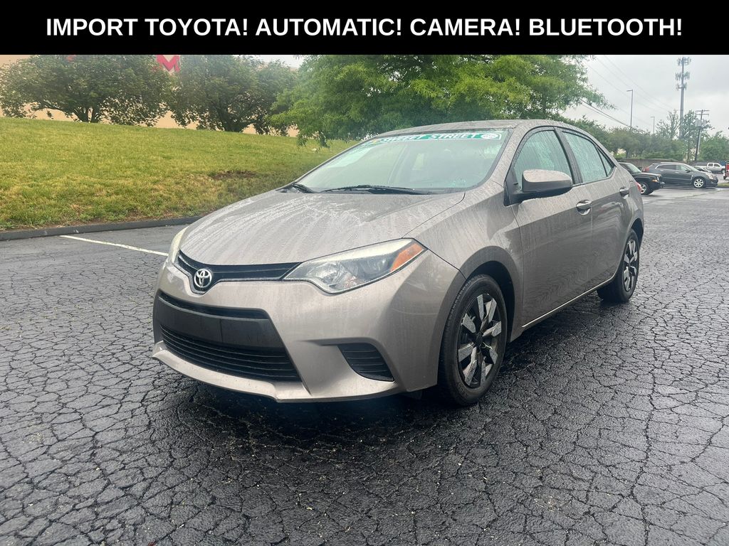 Brown 2014 Toyota Corolla LE Sedan Front-Wheel Drive Continuously Variable Transmission