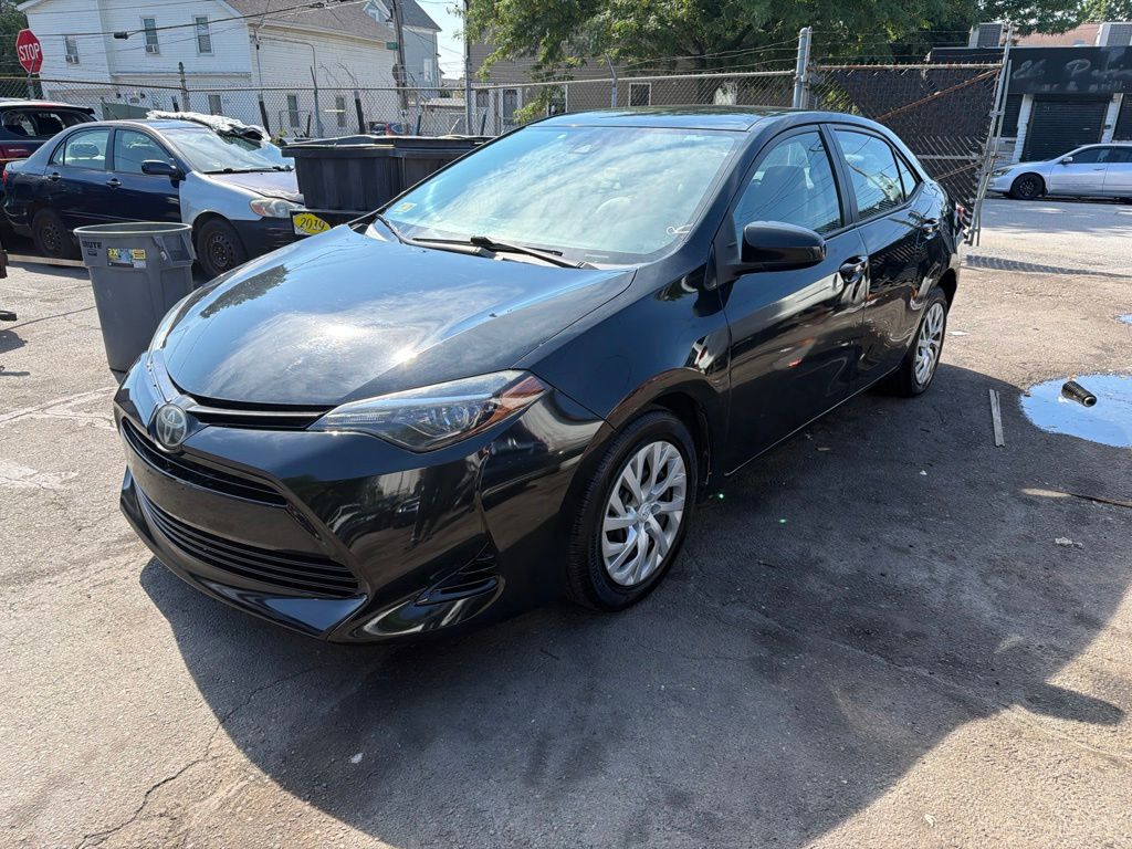 Black Sand Pearl 2017 Toyota Corolla Sedan Front-Wheel Drive Continuously Variable Transmission