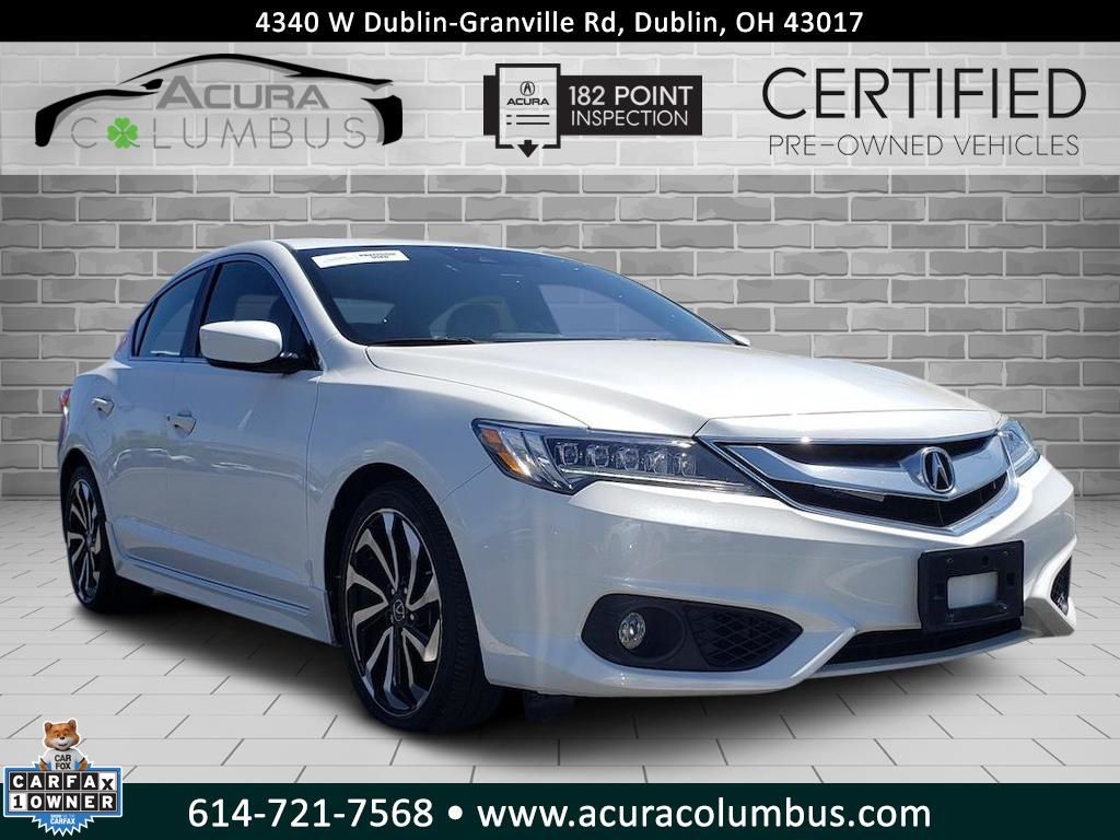Bellanova White Pearl 2016 Acura ILX FWD with A-Spec Package Sedan 8-Speed Dual Clutch