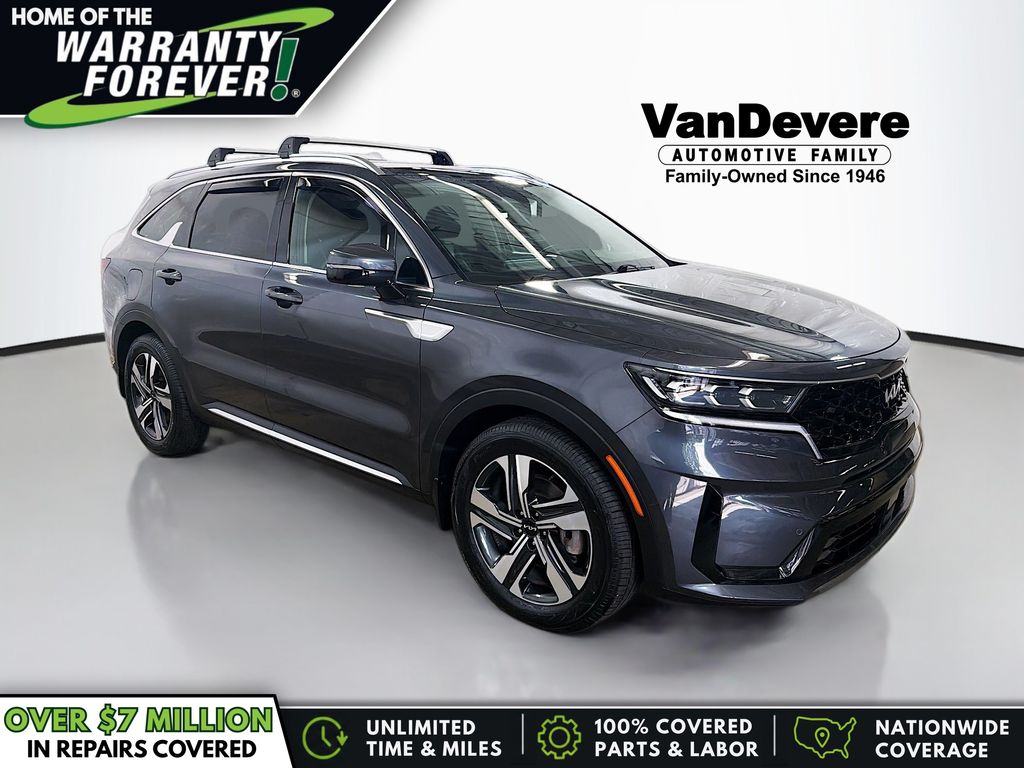 Gray (Platinum Graphite) 2022 Kia Sorento Plug-In Hybrid SUV / Crossover All-Wheel Drive 6-Speed Automatic
