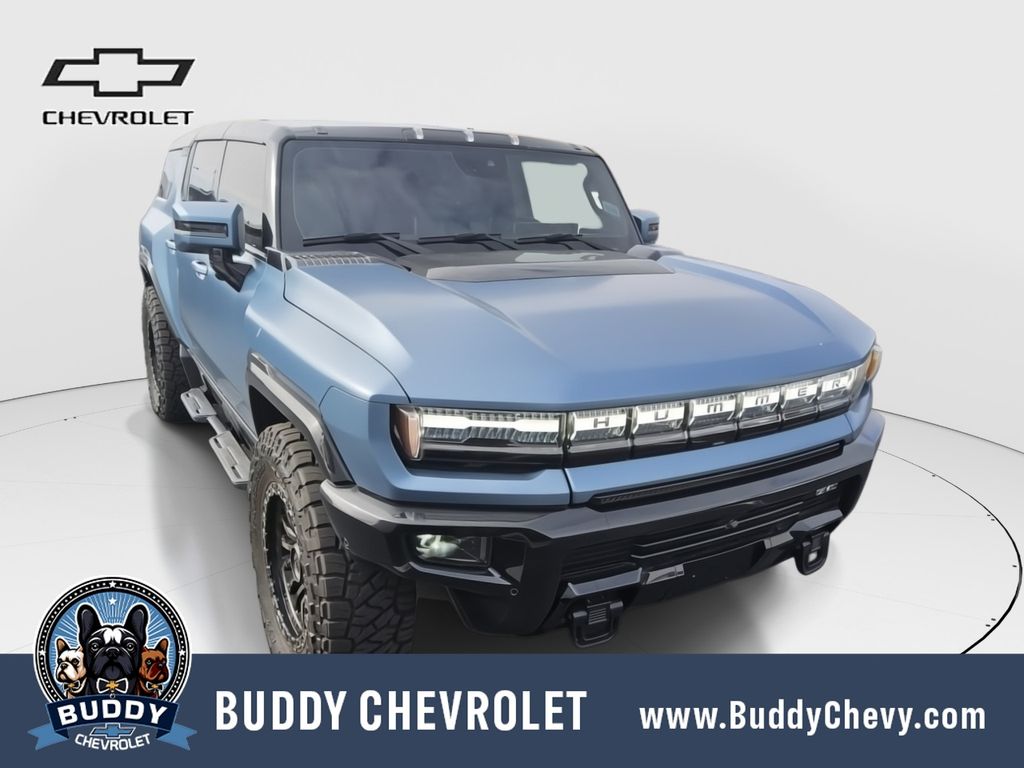 Neptune Blue Matte 2024 GMC Hummer EV SUV SUV / Crossover All-Wheel Drive 1-Speed Automatic