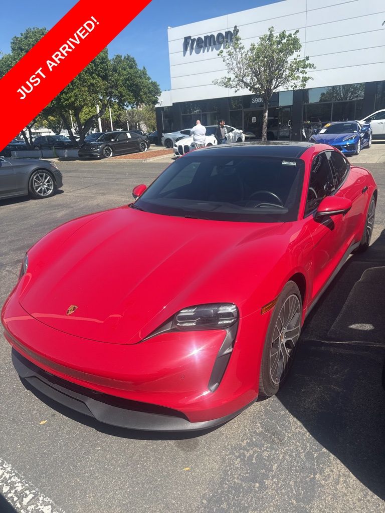 Carmine Red 2022 Porsche Taycan 4S Sedan AWD Sedan All-Wheel Drive 2-Speed Automatic