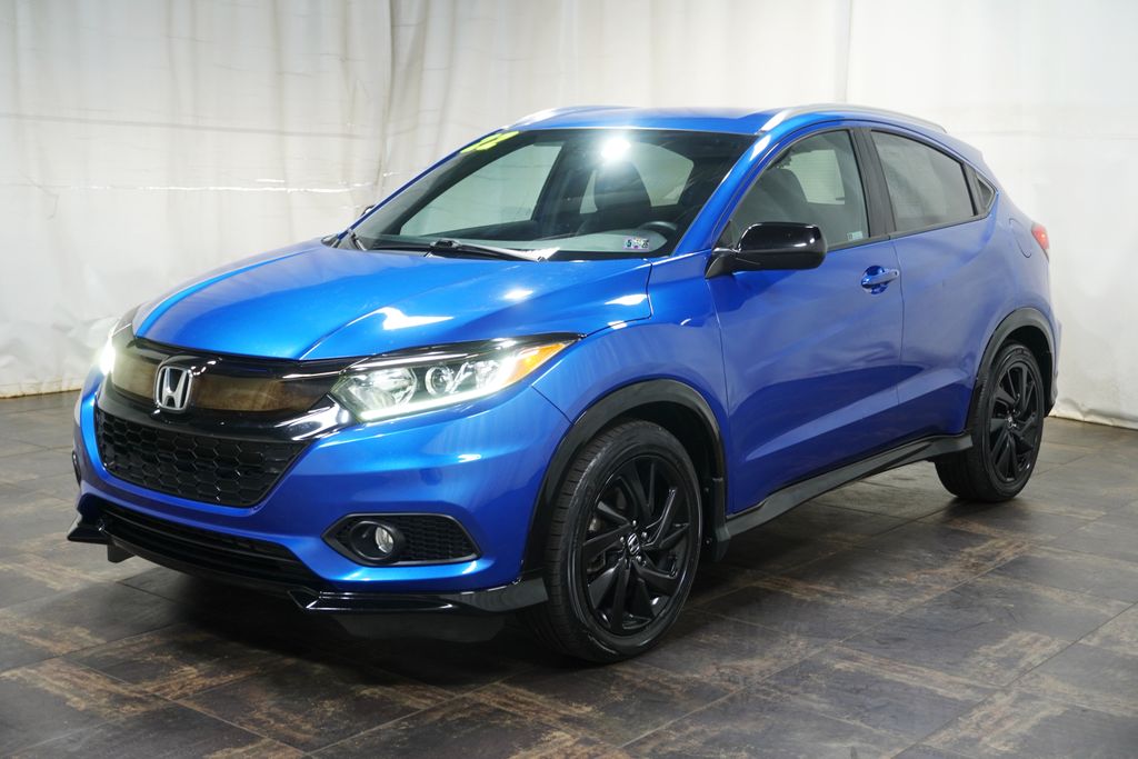 Used 2022 Honda HR-V Sport with VIN 3CZRU6H16NM735057 for sale in New Castle, PA