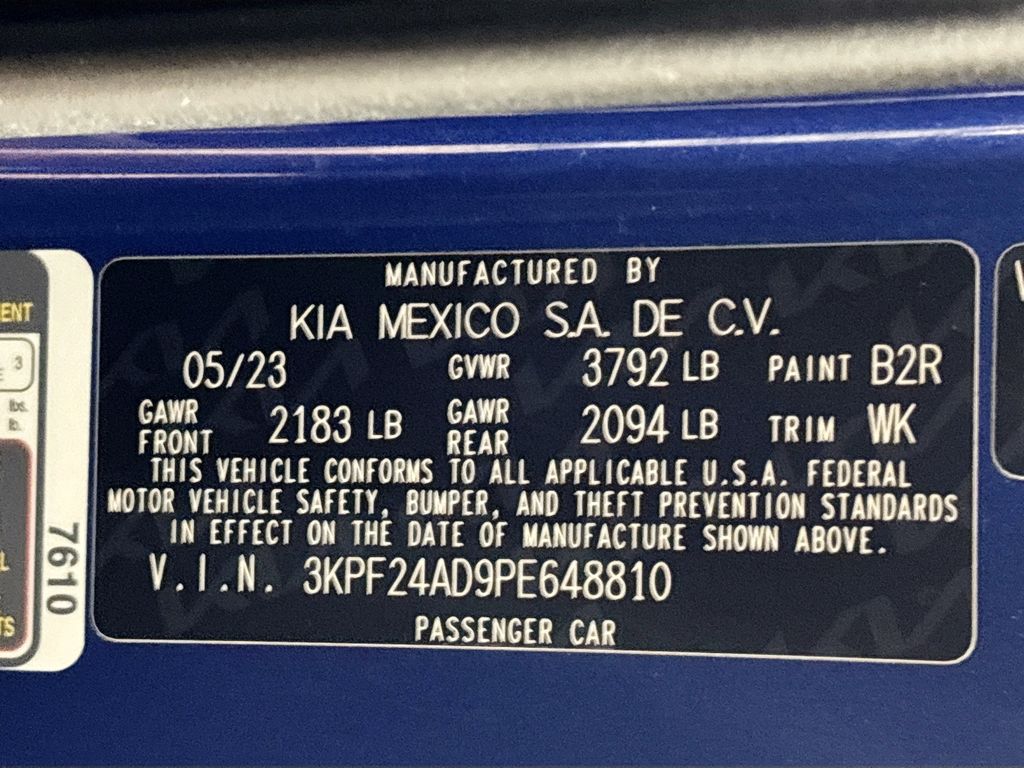 2023 Kia Forte LXS