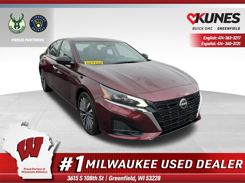 Garnet Pearl 2024 Nissan Altima 2.5 SV FWD Sedan Front-Wheel Drive Continuously Variable Transmission