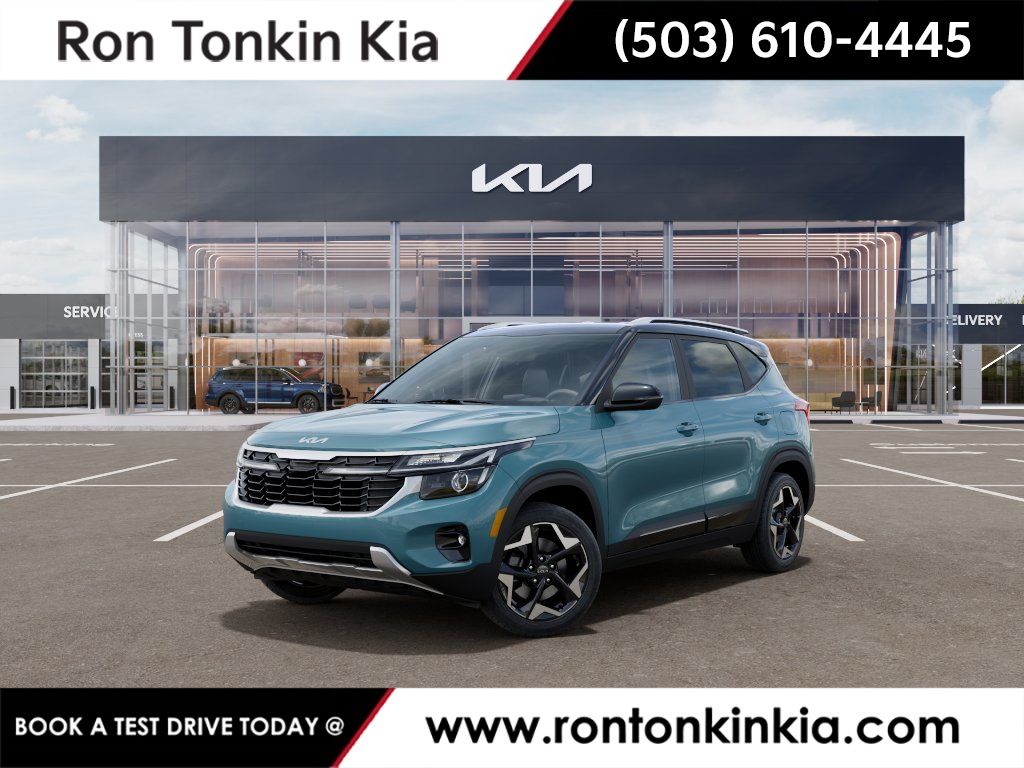 Pluton Blue/Black Roof 2026 Kia Seltos SUV / Crossover All-Wheel Drive Continuously Variable Transmission
