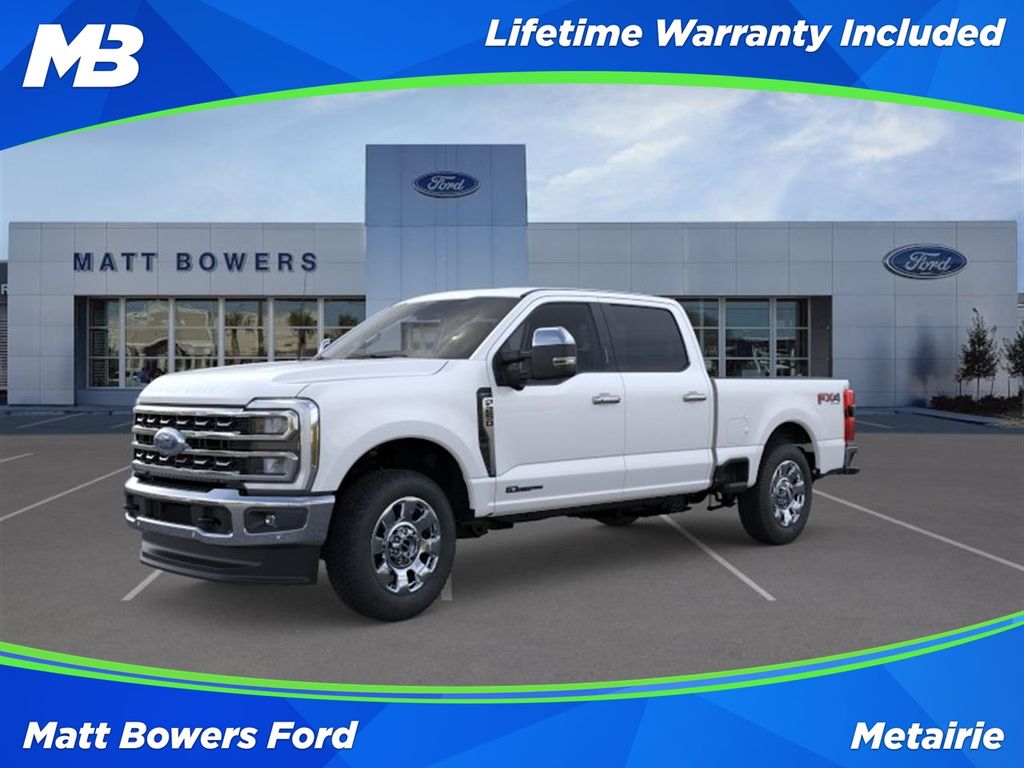 Star White Metallic Tri-Coat 2026 Ford F-250 Super Duty Pickup Truck Four-Wheel Drive Automatic