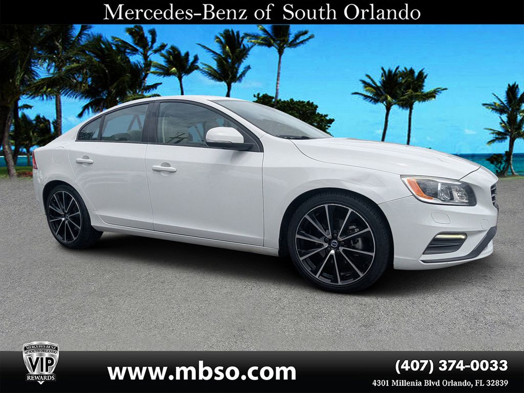 Ice White 2017 Volvo S60 T5 Dynamic Sedan Front-Wheel Drive Automatic