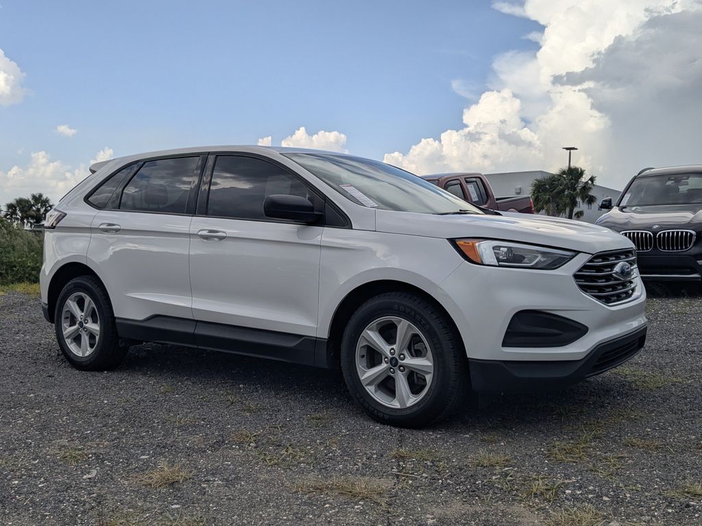 Oxford White 2021 Ford Edge SUV / Crossover Front-Wheel Drive 8-Speed Automatic