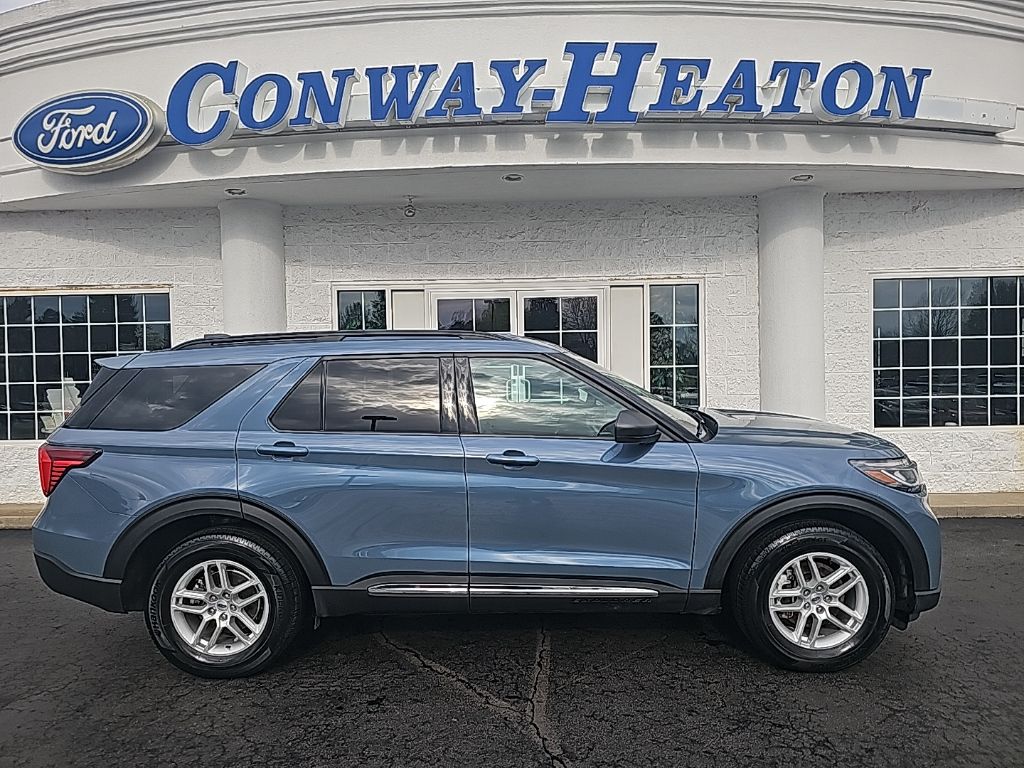 Vapor Blue 2025 Ford Explorer Active AWD SUV / Crossover All-Wheel Drive Automatic
