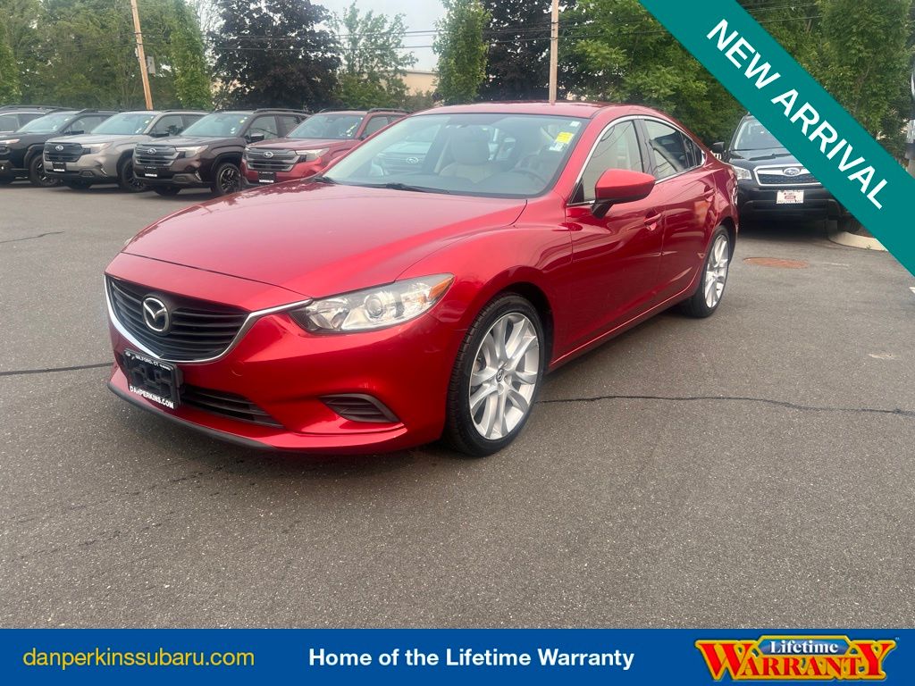 Soul Red Metallic 2015 Mazda MAZDA6 Sedan Front-Wheel Drive 6-Speed Manual